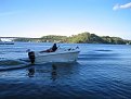 Evening cruise on Irondequoit Bay, NY
