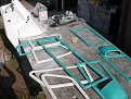 Skagit 31 Window frames and helm.  All the frames needed some type of repai