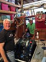 My friend and neighbor Dave Livesay helping me remove the Ford 312 Interceptor. (I have parts from this engine if you are interested)