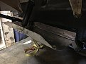 Removed the original 10" wide trim tabs and replaced with these 30" ones that I salvaged from Wild Fire